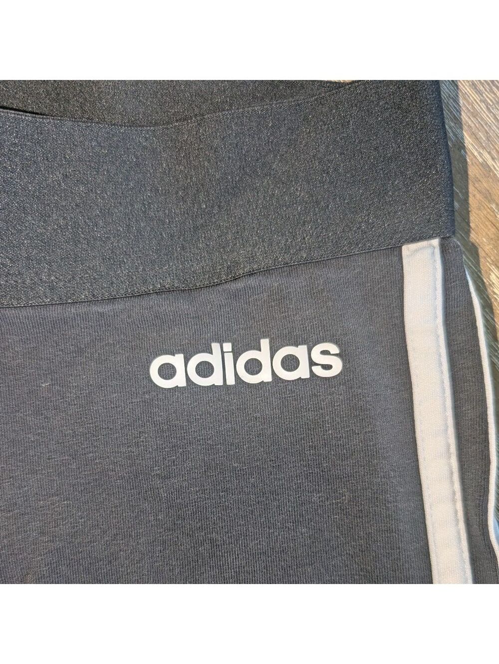 Adidas Black 3-Stripes Athletic Legging - Picture 2 of 4